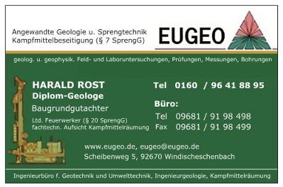 Angewandte Geologie und Sprengtechnik, Kampfmittelbeseitigung   7 SprengG, geologische und geophysikalische Felduntersuchungen u. Laboruntersuchungen, Pr fungen, Messungen, Bohrungen, Baugrundgutachter, Feuerwerker, fachtechnische Aufsicht Kampfmittelr umung, Ingenieurb ro f r Geotechnik u. Umwelttechnik, Ingenieurgeologie, Kampfmittelr umung 